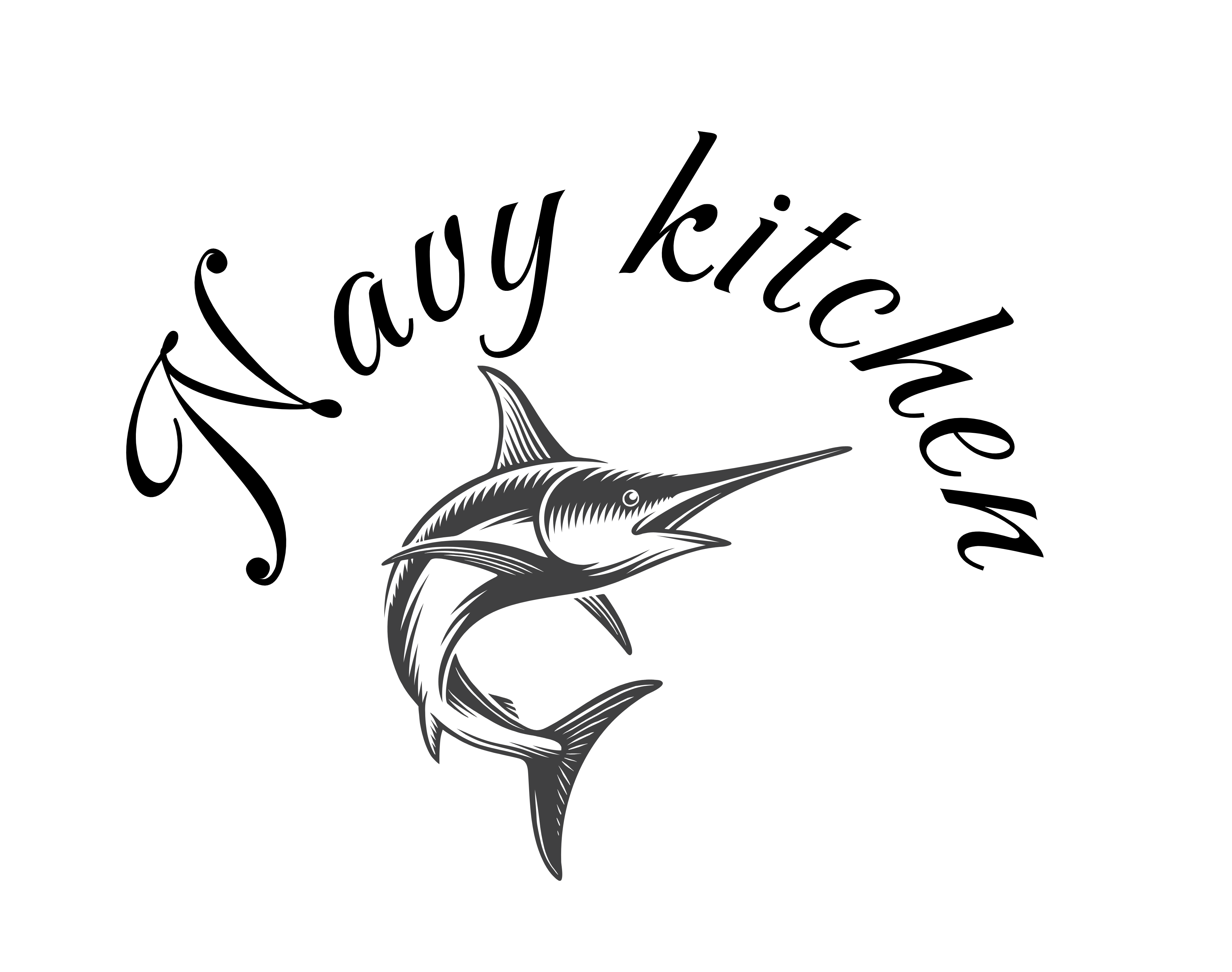 Navy kitchen